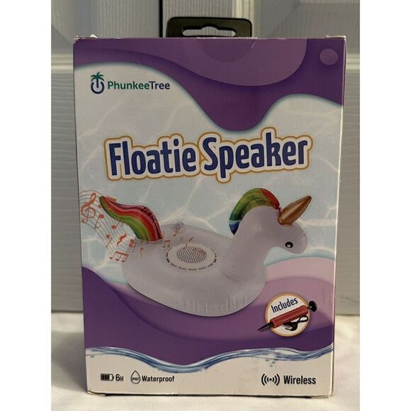 PhunkeeTree Unicorn Floatie Wireless Speaker NWB - Picture 1 of 2